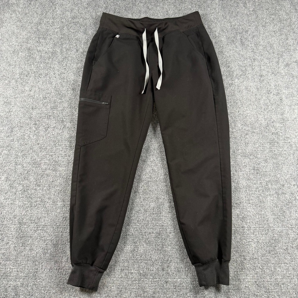 Figs Jogger Scrub Pants Womens Small Black Technical Collection W18SW2005P